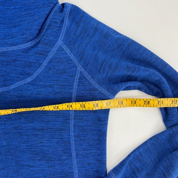Kuhl Womens Blue Cowl Neck Long Sleeve Pullover Sweater Fleece Size Medium - Picture 4 of 10